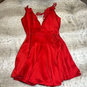 Selfie Leslie Mini Red Dress